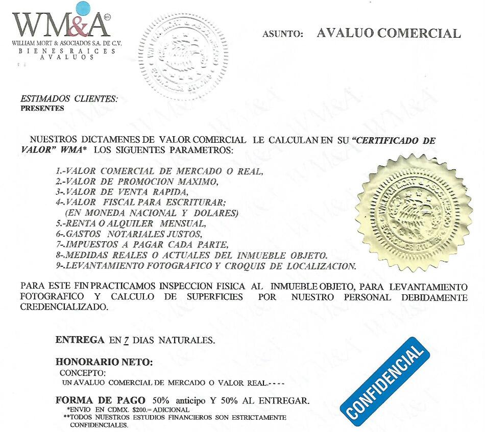Avalúos INMUEBLES, QUERETARO.